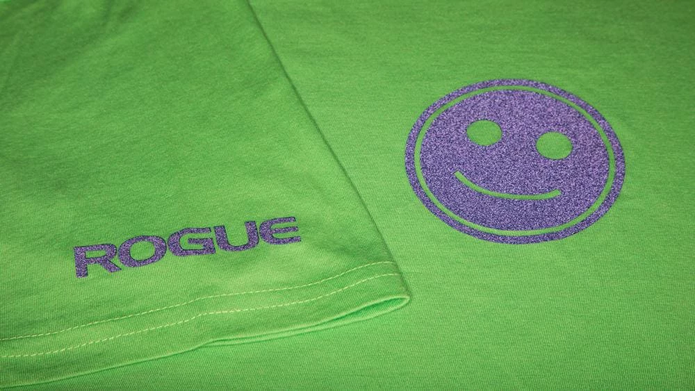 Rogue Fitness Rogue Smiley Neon Men's Tee - Image 2