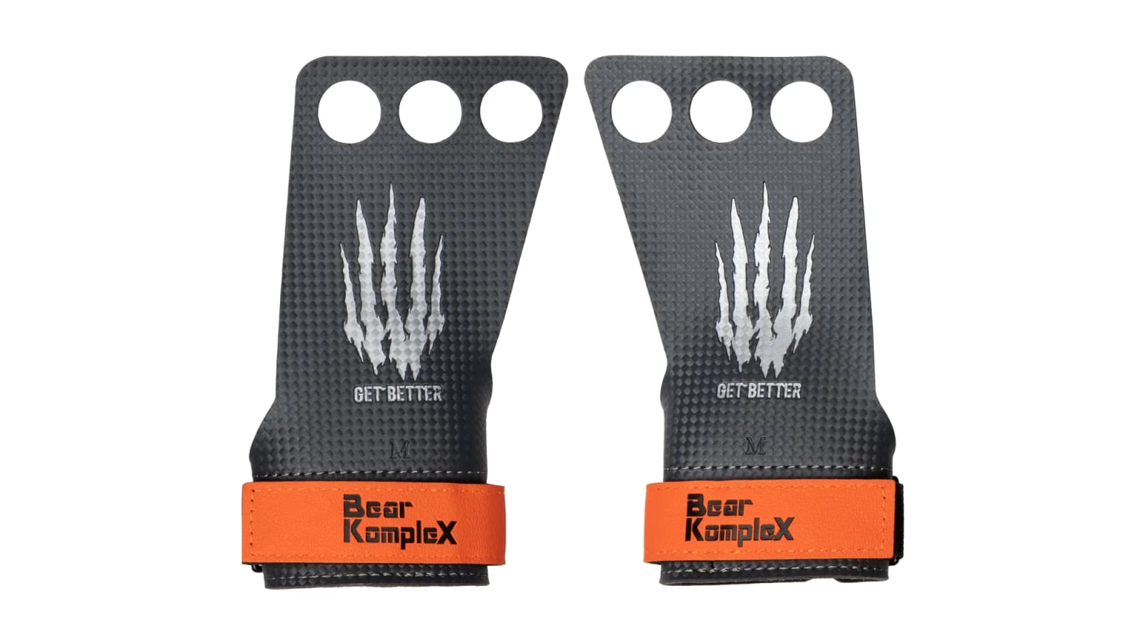 Bear Komplex 3 Hole Hand Grips - Carbon Fiber