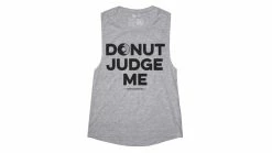 Compete Every Day Donut Judge Me Womens Muscle Tank