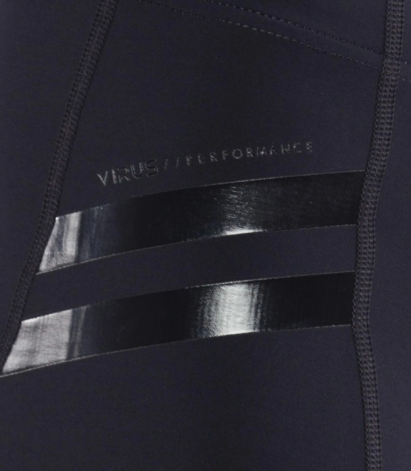 VIRUS Men's Compression Pants - Black/Black - Image 2